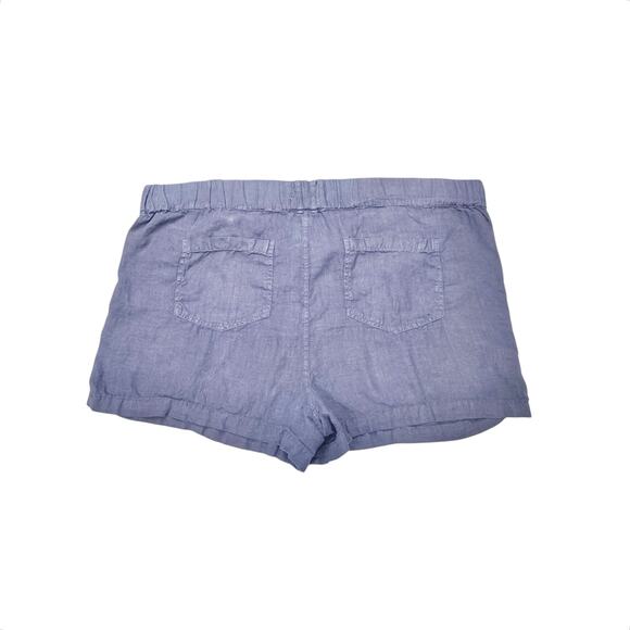 LOFT Women's Gray Linen Shorts - Size XL - Picture 3 of 6